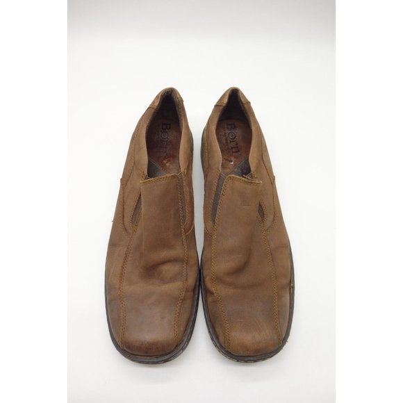 Born Brown Leather Dress Casual Slip On Chelsea Loafers Shoes Men's 47.5 / 13 - Picture 2 of 11